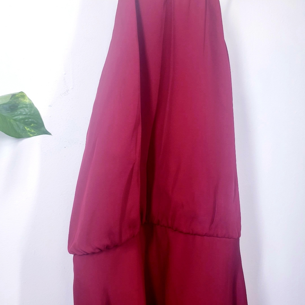 NWT $595 HAUTE HIPPIE 100% Silk Asymmetric Hem M - Picture 12 of 16